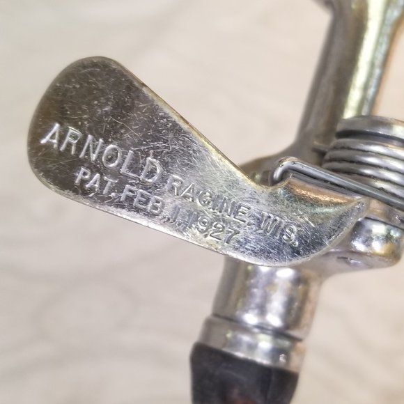 Antique Arnold February 1927 Patent Ice Cream Scoop As-Is for Repairs Racine WI - Picture 4 of 5